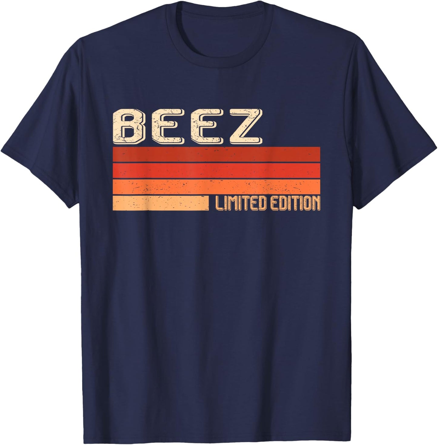 BEEZ Name Personalized Idea Men Retro Vintage BEEZ T-Shirt - T-Shirt | Navy