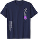 Purple Rose Never Lost In Translation Purple Graphic T-Shirt - T-Shirt | Navy