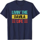 Davila Name T-Shirt - T-Shirt | Navy