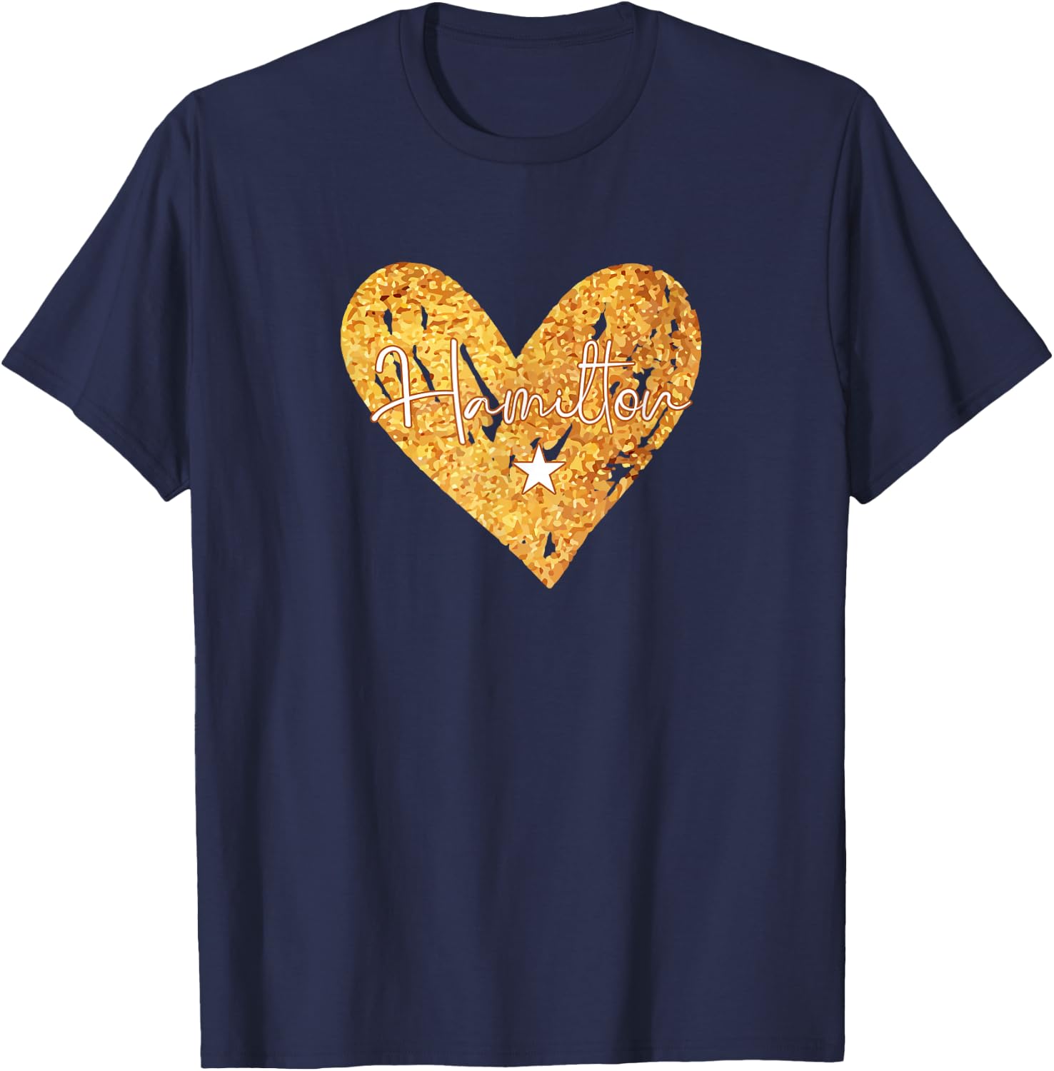 I Heart Hamilton Loves Hamilton Theatre Musical T-Shirt - T-Shirt | Navy