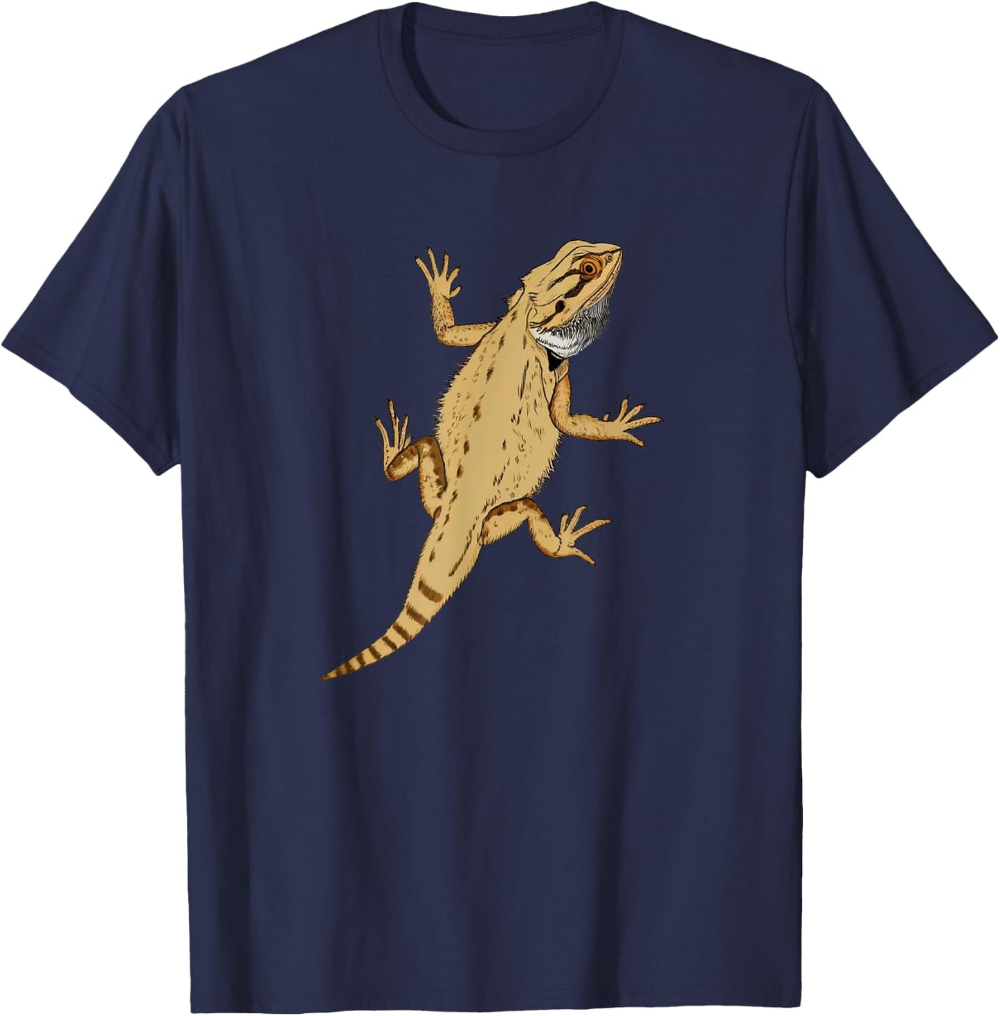 Funny Bearded Dragon Shirt Pogona Reptile Bearded Dragons T-Shirt - T-Shirt | Navy