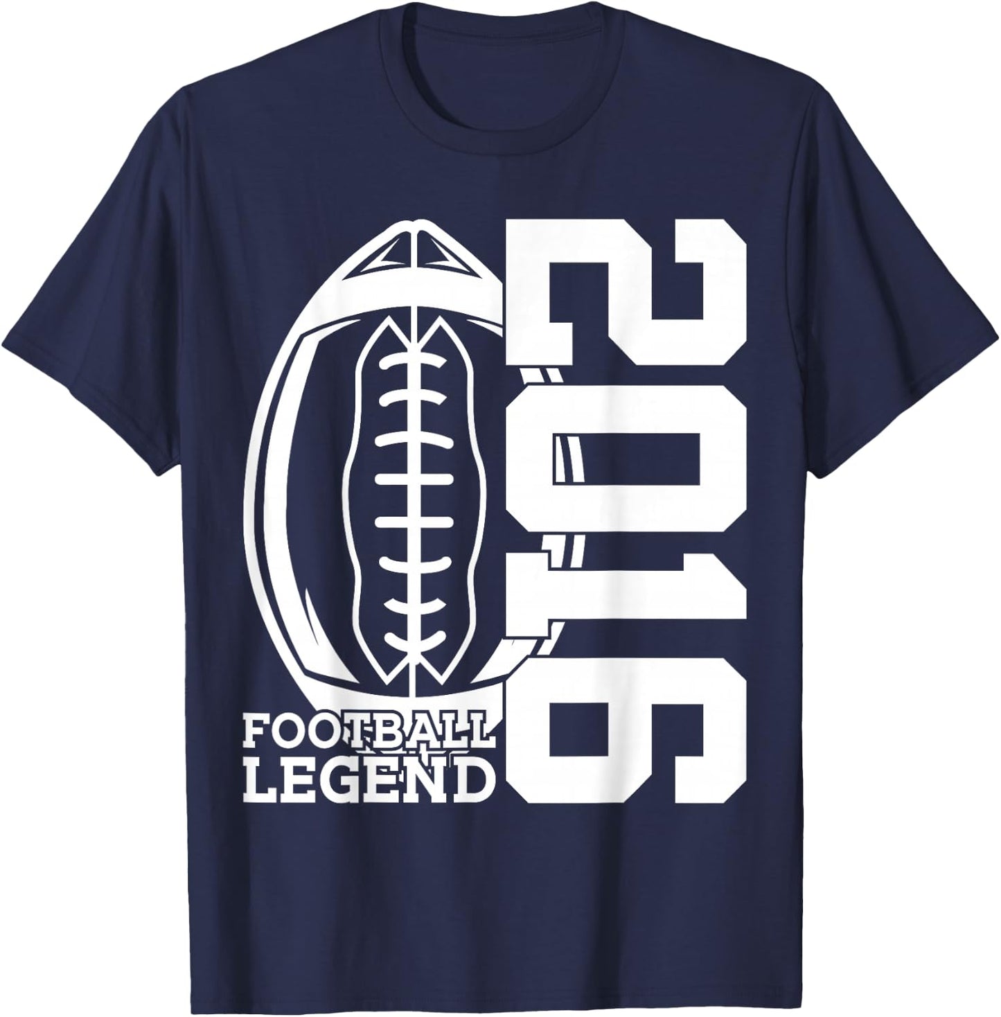 10 Years Football Legend 2016 10th Birthday T-Shirt - T-Shirt | Navy