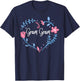 Flower Gram Gram Grandma Christmas Birthday Gift T-Shirt - T-Shirt | Navy