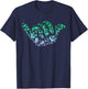 Surf Icons for Surfer | Surf Boys' Surfing , black T-Shirt - T-Shirt | Navy