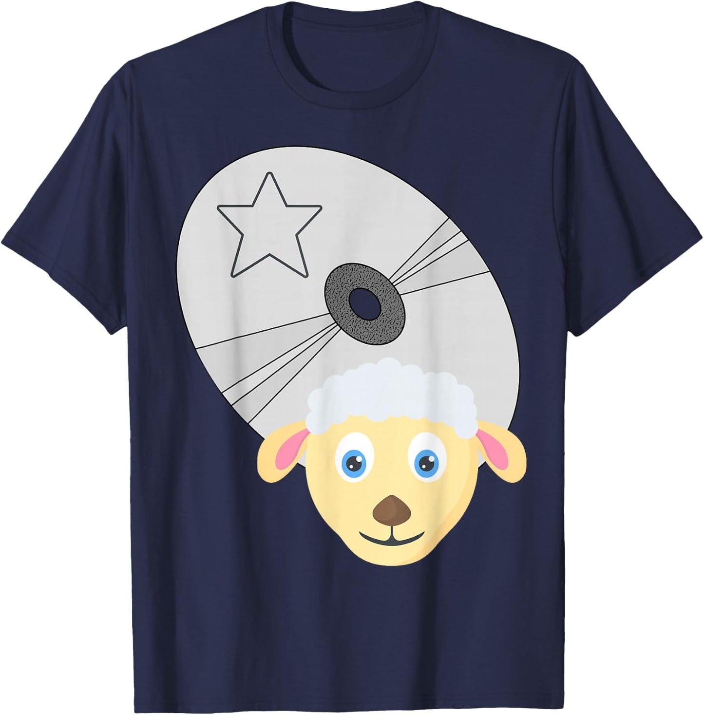 Funny cd vintage lamb T-Shirt - T-Shirt | Navy