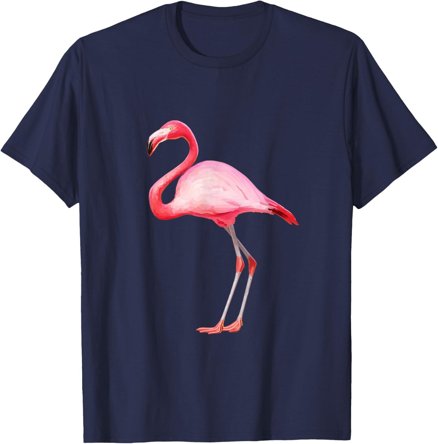 Flamingo , Flamingo for Kids, Flamingo for Girls , black T-Shirt - T-Shirt | Navy