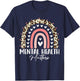 Mental Health Matters Awareness Month Rainbow Leopard T-Shirt - T-Shirt | Navy