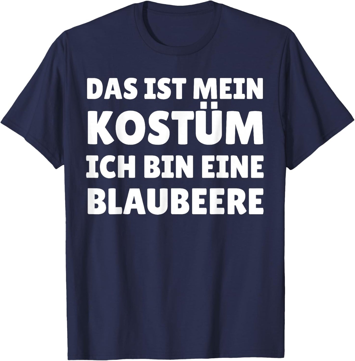 Funny Blueberry Costume for Fancy Dress Carnival Halloween , blue T-Shirt - T-Shirt | Navy
