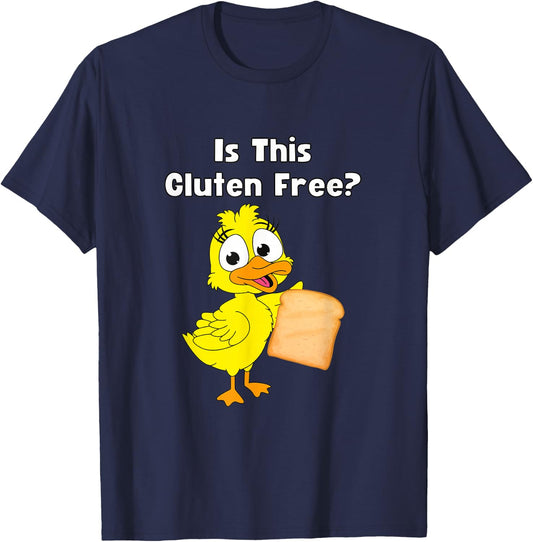 Funny Duck - is This Gluten Free T-Shirt - T-Shirt | Navy
