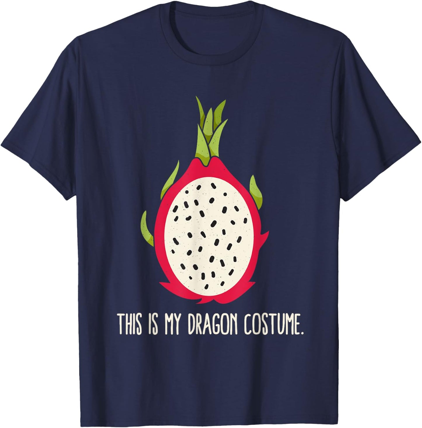 Dragon Fruit Halloween Costume Shirt Funny Women Men Kids T-Shirt - T-Shirt | Navy