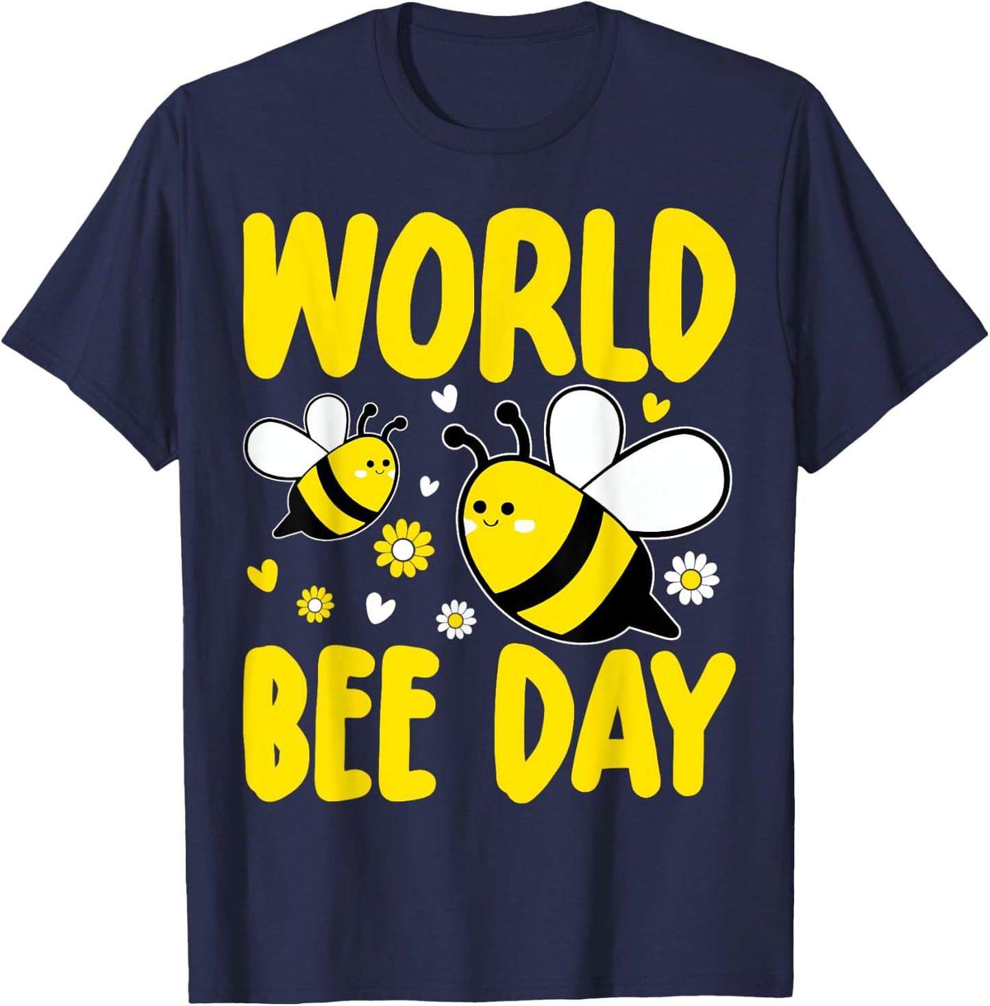 World Bee Day Beekeeping Honey T-Shirt - T-Shirt | Navy