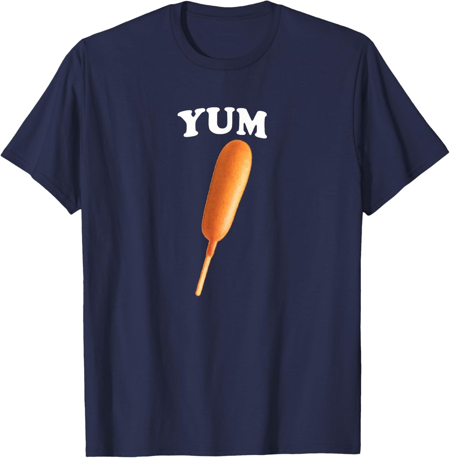 Funny Corn Dog Shirt Pronto Pup Gift T-Shirt - T-Shirt | Navy