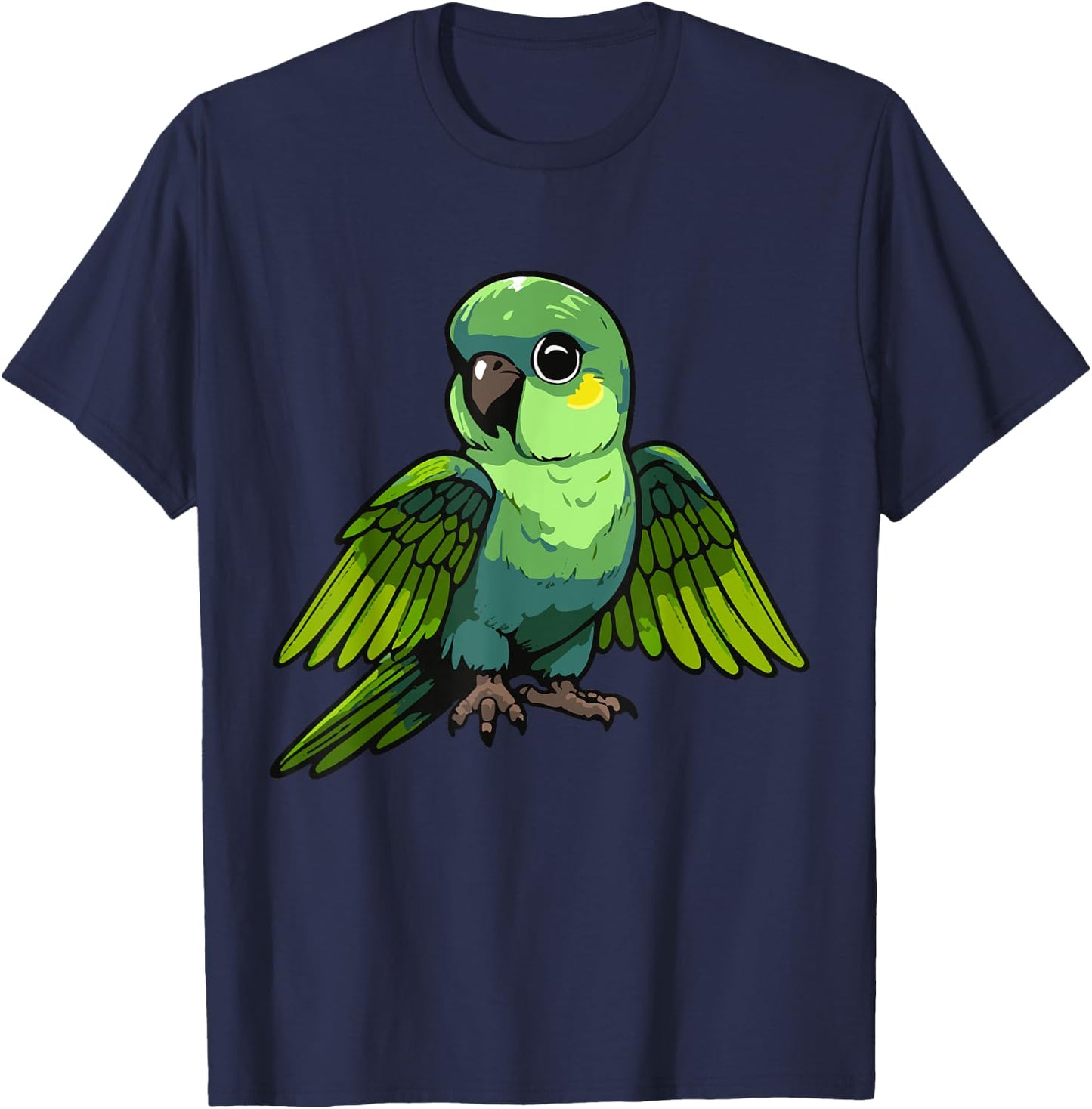 Cute Green Cheek Conure Gifts I Scream Conure, Conure Parrot T-Shirt - T-Shirt | Navy