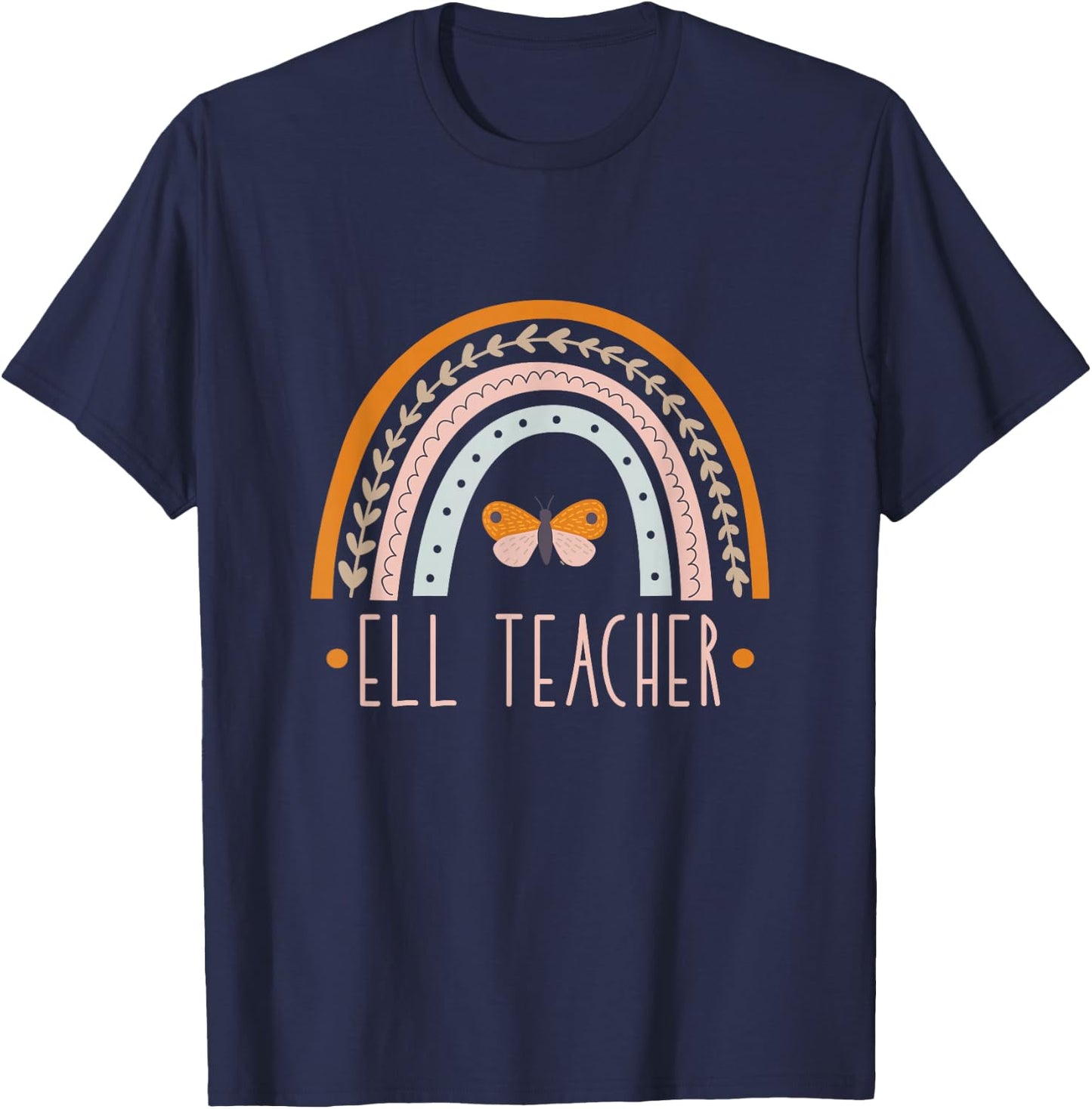 ELL Teacher English Learning Educator Language Lesson Women T-Shirt - T-Shirt | Navy
