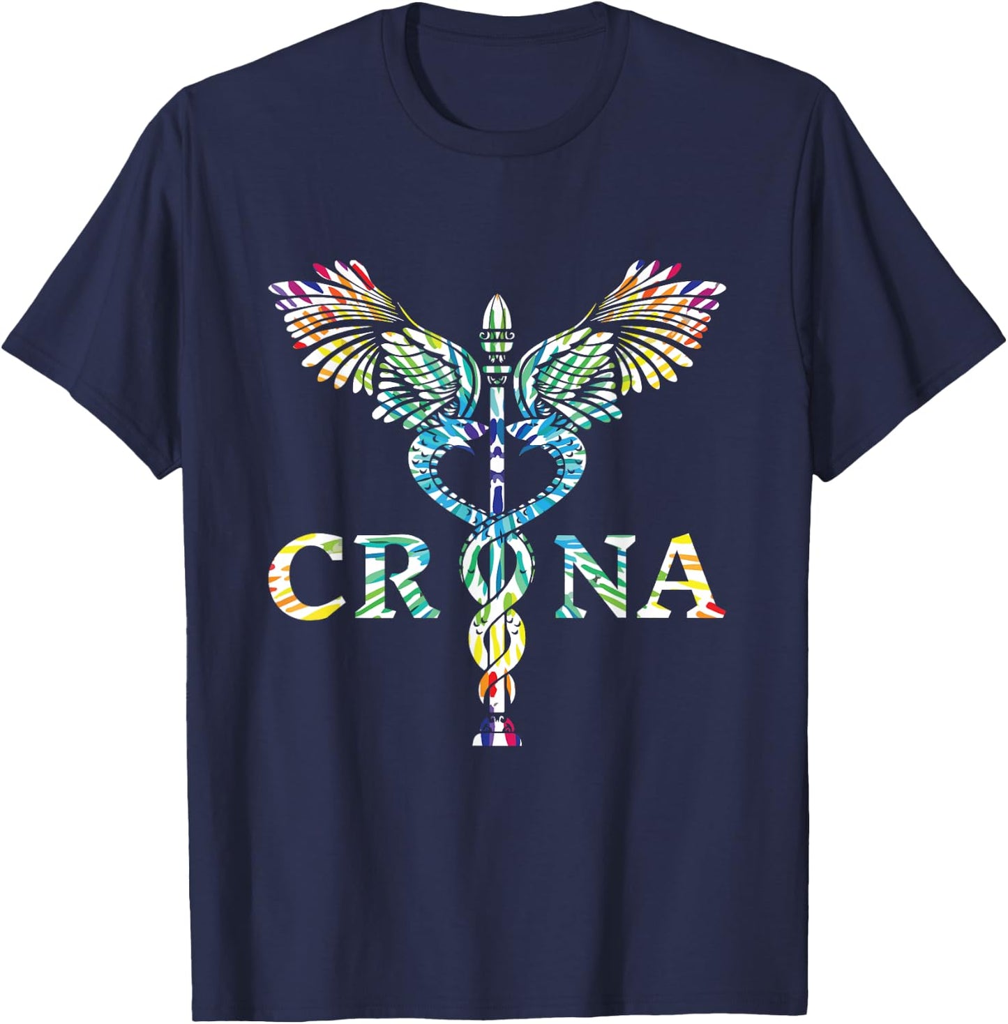 CRNA Gift Registered Nurse Anesthesiologist CRNA T-Shirt - T-Shirt | Navy