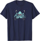 Ice Hockey Octopus Squid Ocean Sea Monster Beast T-Shirt - T-Shirt | Navy