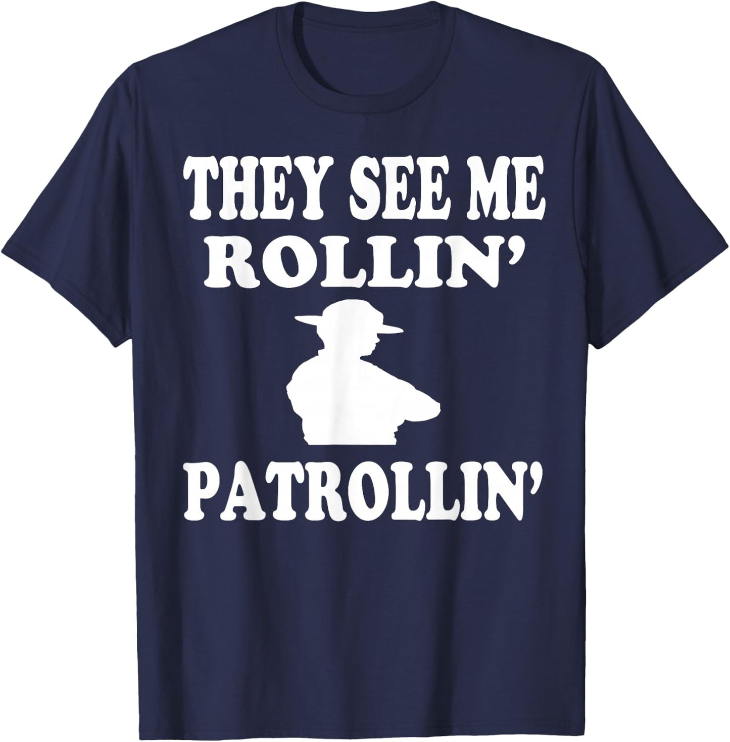 State Trooper Policeman T Shirt Patrolman Gift T-Shirt - T-Shirt | Navy