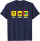 Eat Sleep Build Toy Brick T-Shirt - T-Shirt | Navy