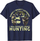 Elk Deer Hunter Funny Deer Hunting Gifts Dad Men T-Shirt - T-Shirt | Navy