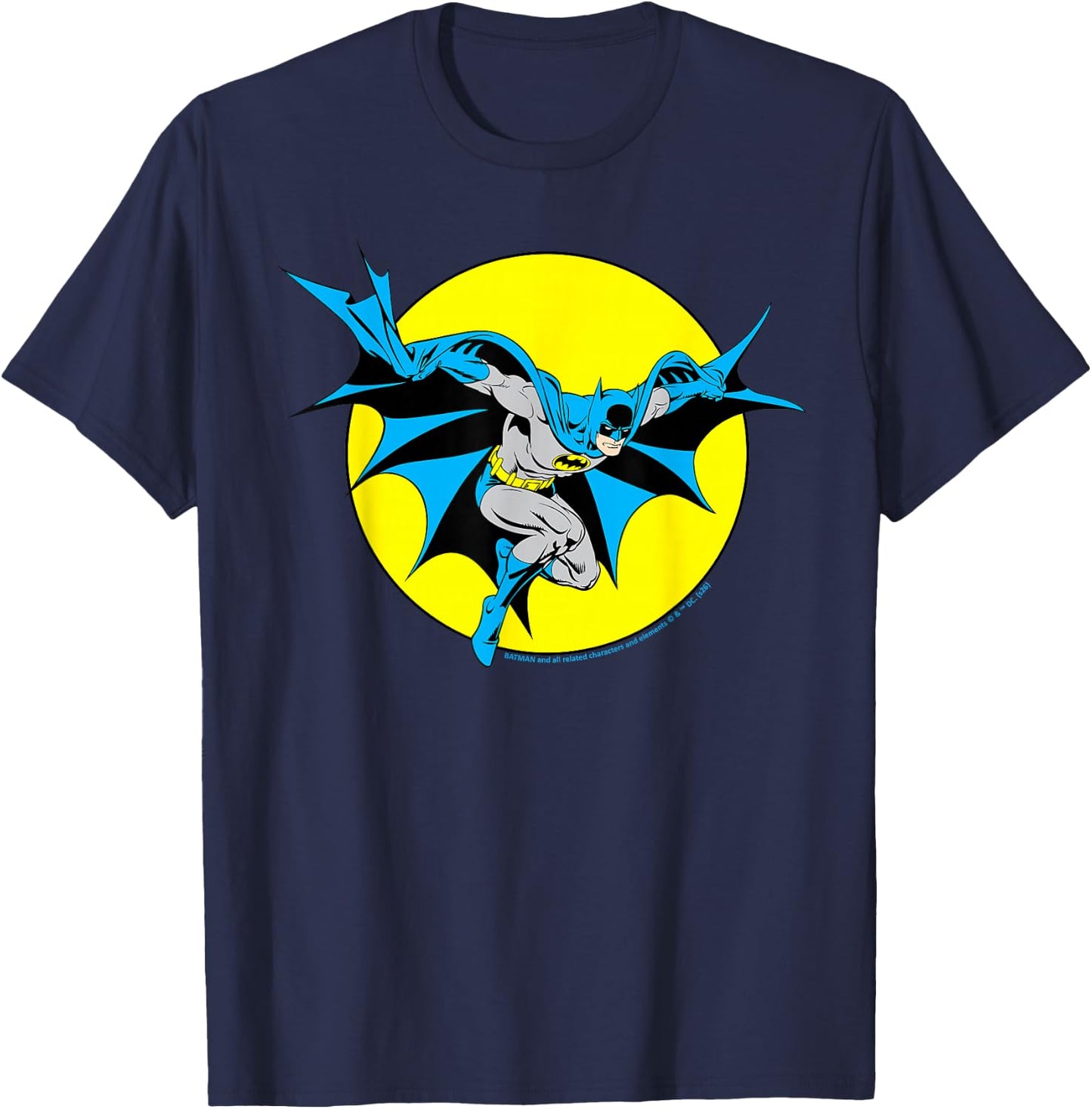 Batman Logo DC Superhero Emblem Icon for Fans Cosplay T-Shirt - T-Shirt | Navy
