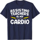 Funny Paraprofessional Women Para Assistant Teacher T-Shirt - T-Shirt | Navy