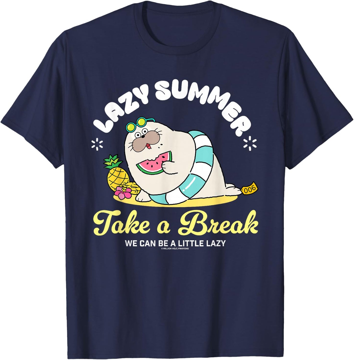 Sealook Take a Break T-Shirt - T-Shirt | Navy