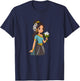 Cambodia Cambodian Woman Khmer Girl Apsara T-Shirt - T-Shirt | Navy