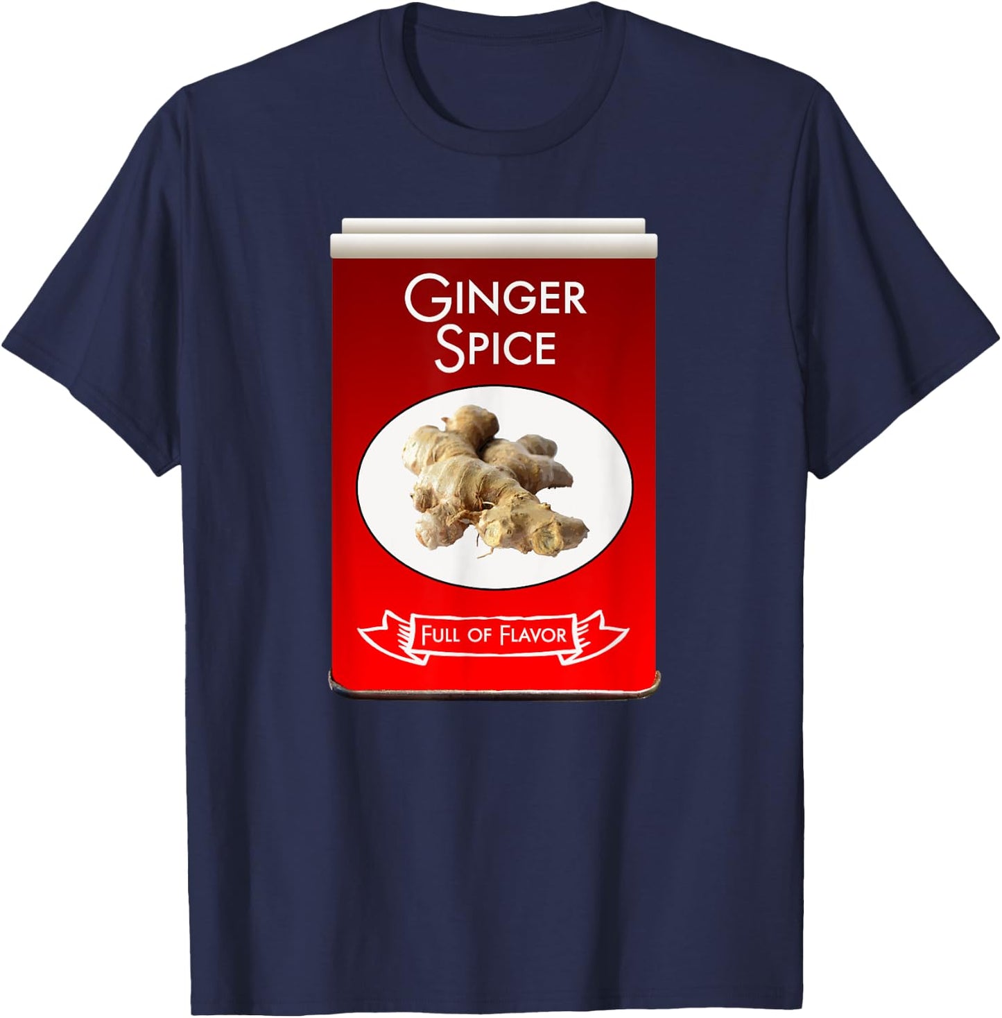 Ginger Spice Spice Jar Girls Matching Girls Costume T-Shirt - T-Shirt | Navy