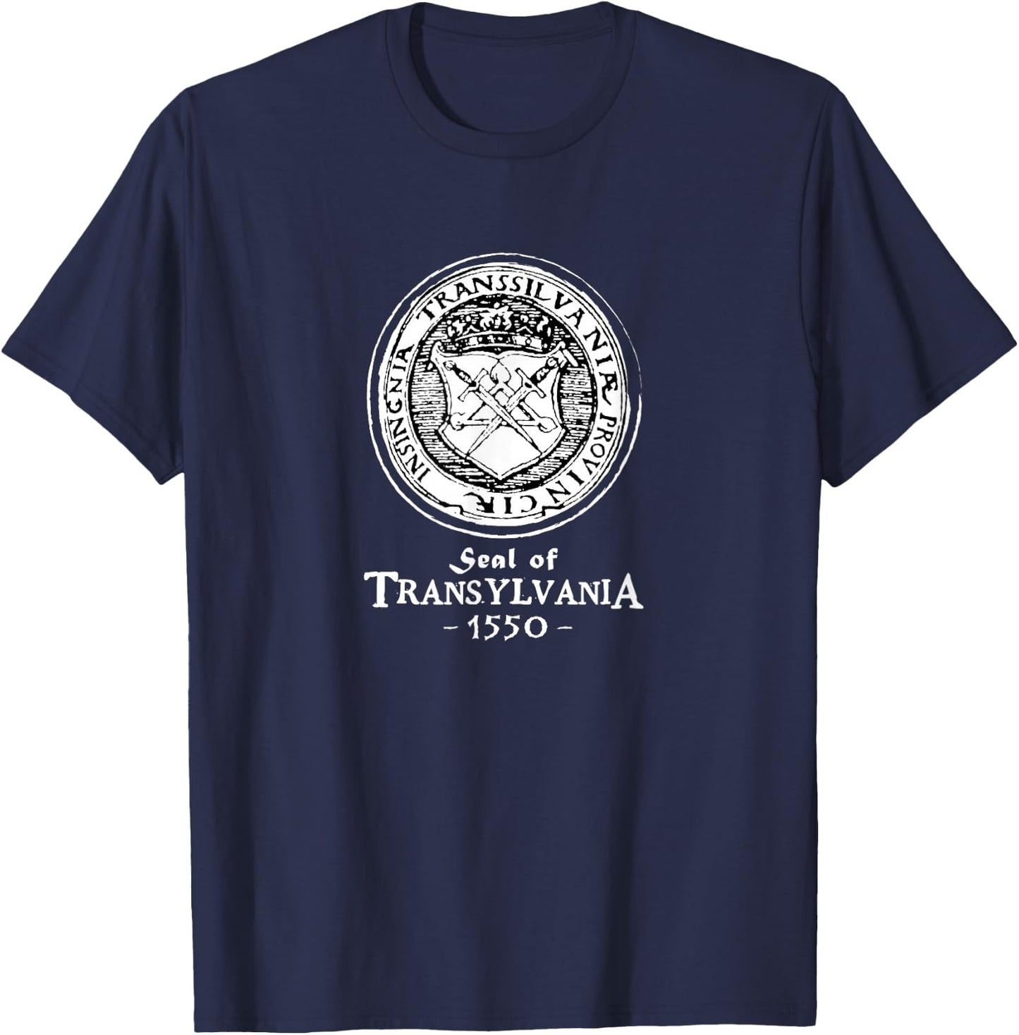 Seal Of Transylvania Vlad Impaler Wallachia T-Shirt - T-Shirt | Navy