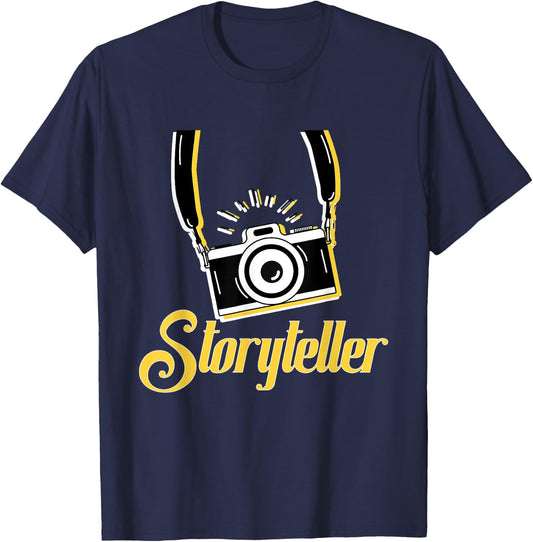 Photography Photograph - Storyteller T-Shirt - T-Shirt | Navy