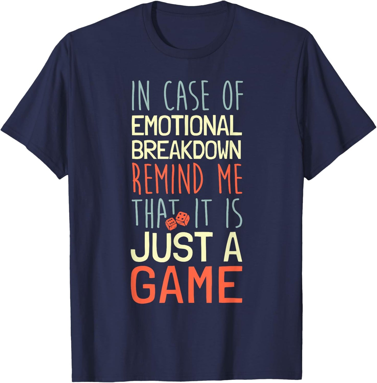 Funny Family Board Game Night T-Shirt - T-Shirt | Navy