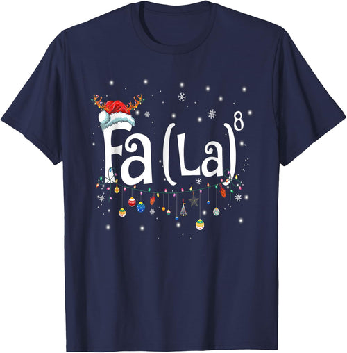 Fa (La)8 Funny Christmas Santa Fa La Math Gift