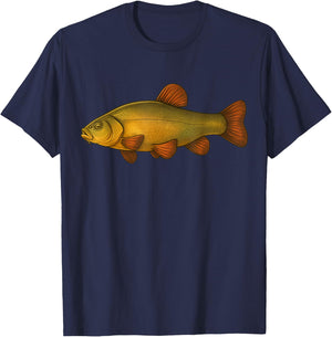 Gift Fishing Tench Fisherman Freshwater Fish T-Shirt - T-Shirt | Navy