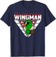 Coolest Wingman Parrot I Male Eclectus T-Shirt - T-Shirt | Navy