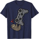 Sloth Gamer Cute Lazy Gaming Boys Kids Toddler Youth Men T-Shirt - T-Shirt | Navy