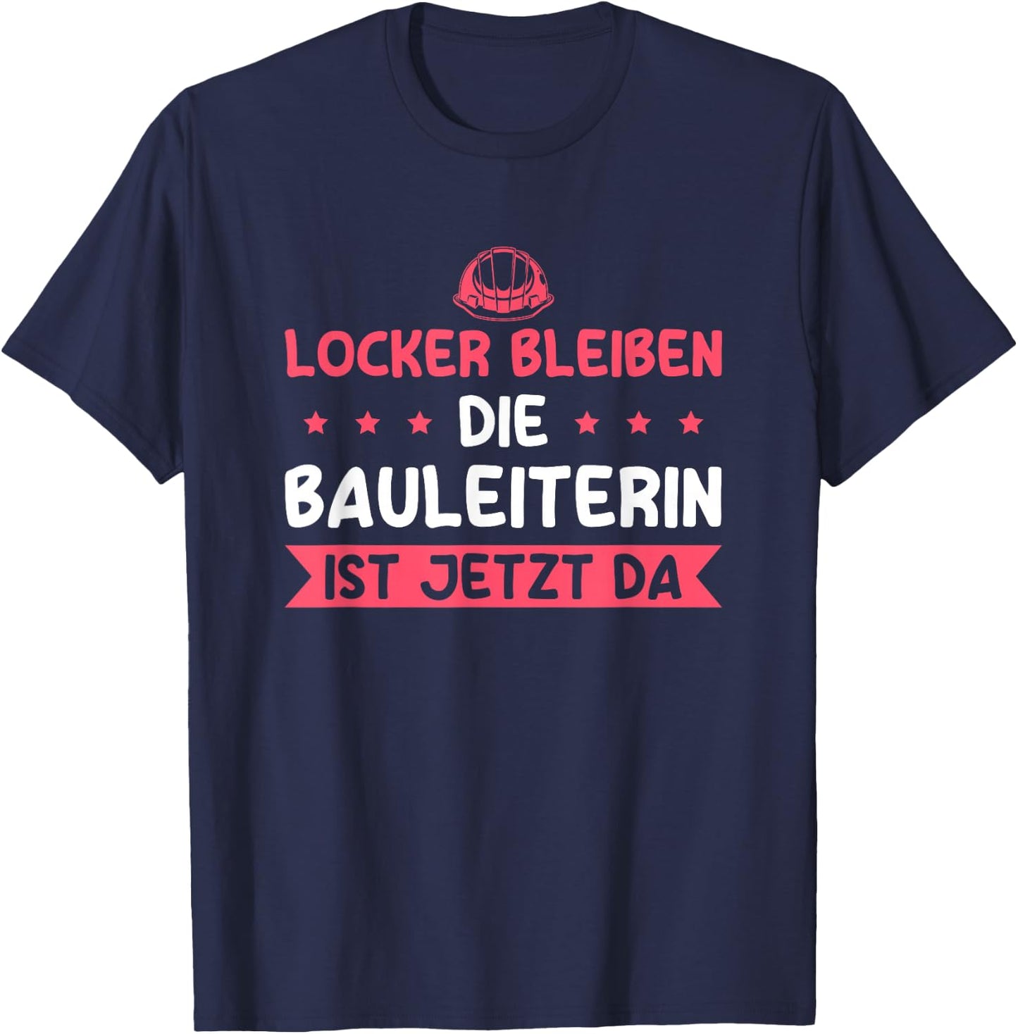 Building Supervision Building Line Training , black T-Shirt - T-Shirt | Navy