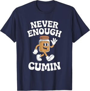 Funny Cumin Retro T-Shirt - T-Shirt | Navy
