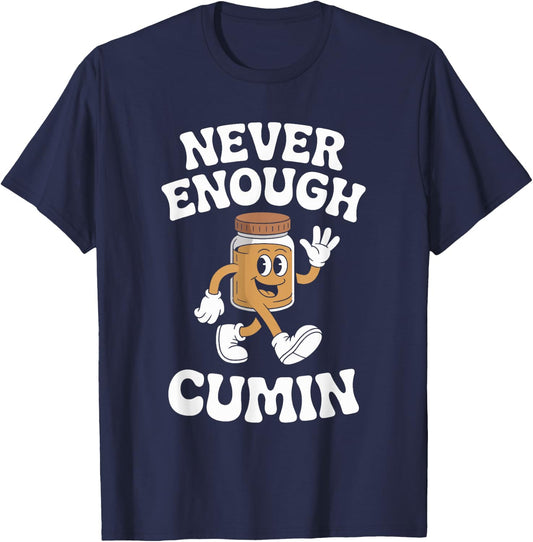 Funny Cumin Retro T-Shirt - T-Shirt | Navy