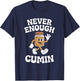 Funny Cumin Retro T-Shirt - T-Shirt | Navy