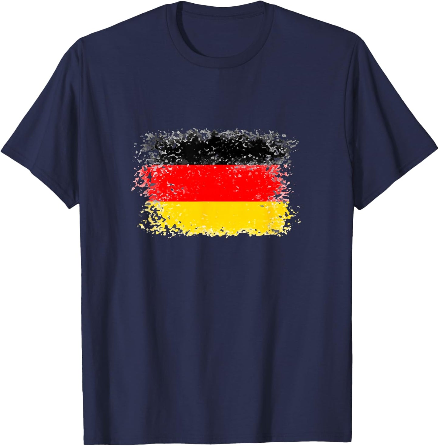 German Flag – I love Germany – Map of Germany , Black, S T-Shirt - T-Shirt | Navy