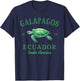 Galapagos Islands Ecuador Galapagos Travel Tortoise T-Shirt - T-Shirt | Navy