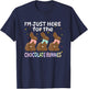 I'm Just Here For The Chocolate bunny Happy Easter Boy Kids T-Shirt - T-Shirt | Navy