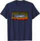 Contemporary Brook Trout Fly Fishing Derek DeYoung T-Shirt - T-Shirt | Navy