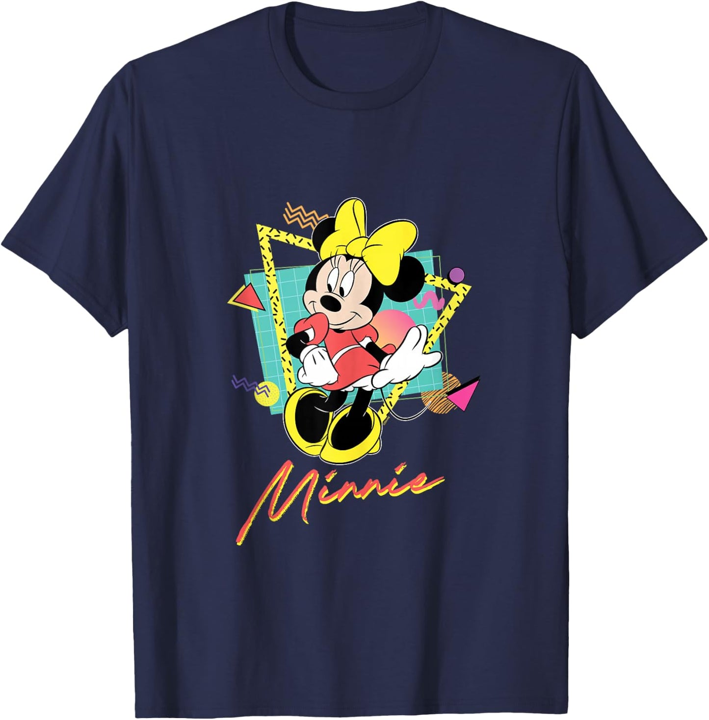 Disney Minnie Mouse Retro ’90s Couples Matching Valentine’s T-Shirt - T-Shirt | Navy