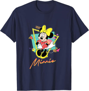 Disney Minnie Mouse Retro ’90s Couples Matching Valentine’s T-Shirt - T-Shirt | Navy