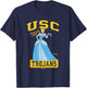 USC Trojans Cinderella Fashionably Late T-Shirt - T-Shirt | Navy