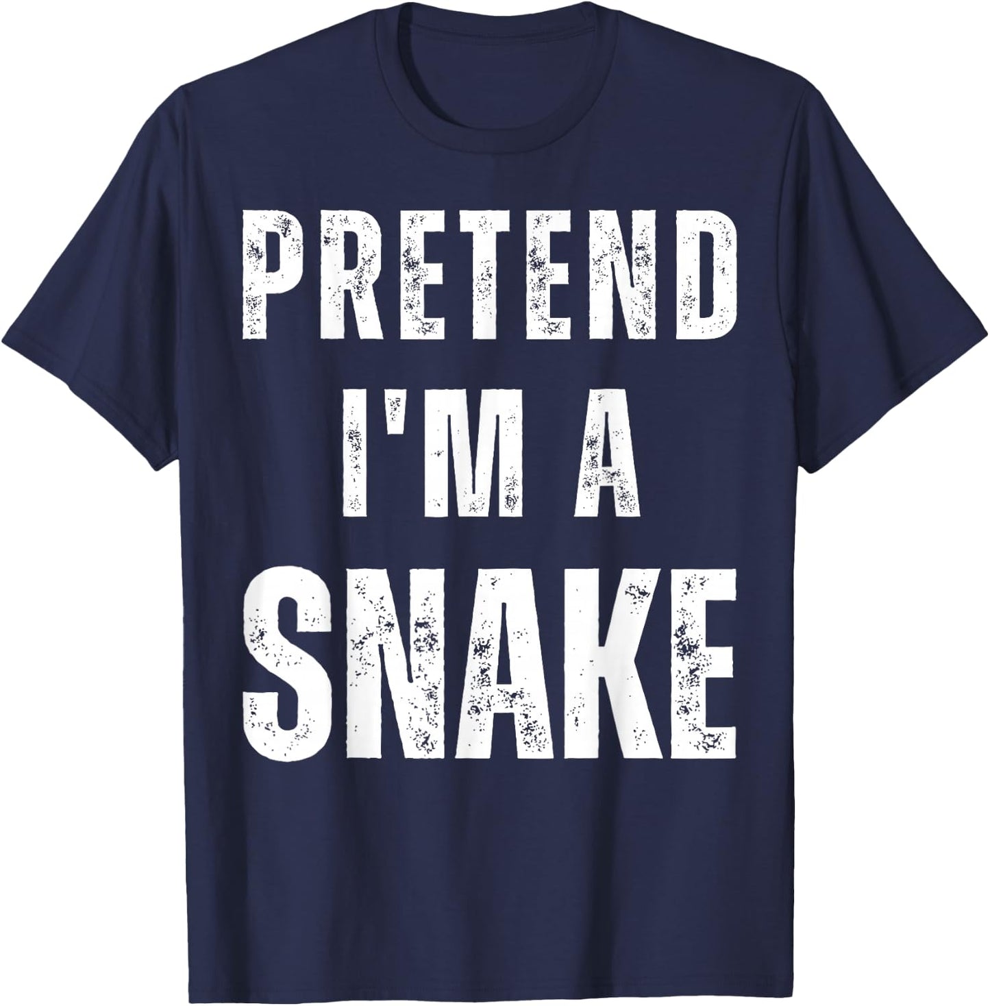 Funny Halloween Costume - Pretend I'm a Snake T-Shirt - T-Shirt | Navy