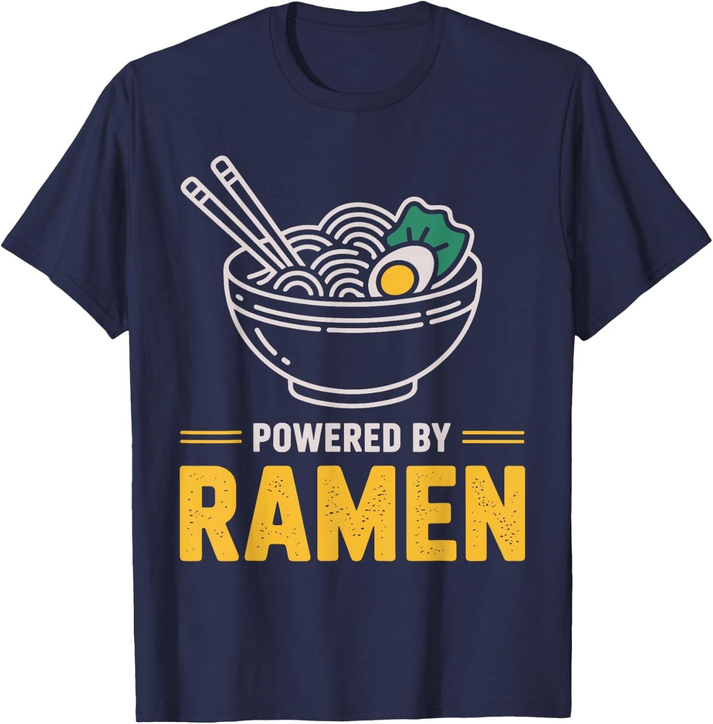 Cute Ramen Art Women Kids Ramen Lover Japanese Ramen T-Shirt - T-Shirt | Navy