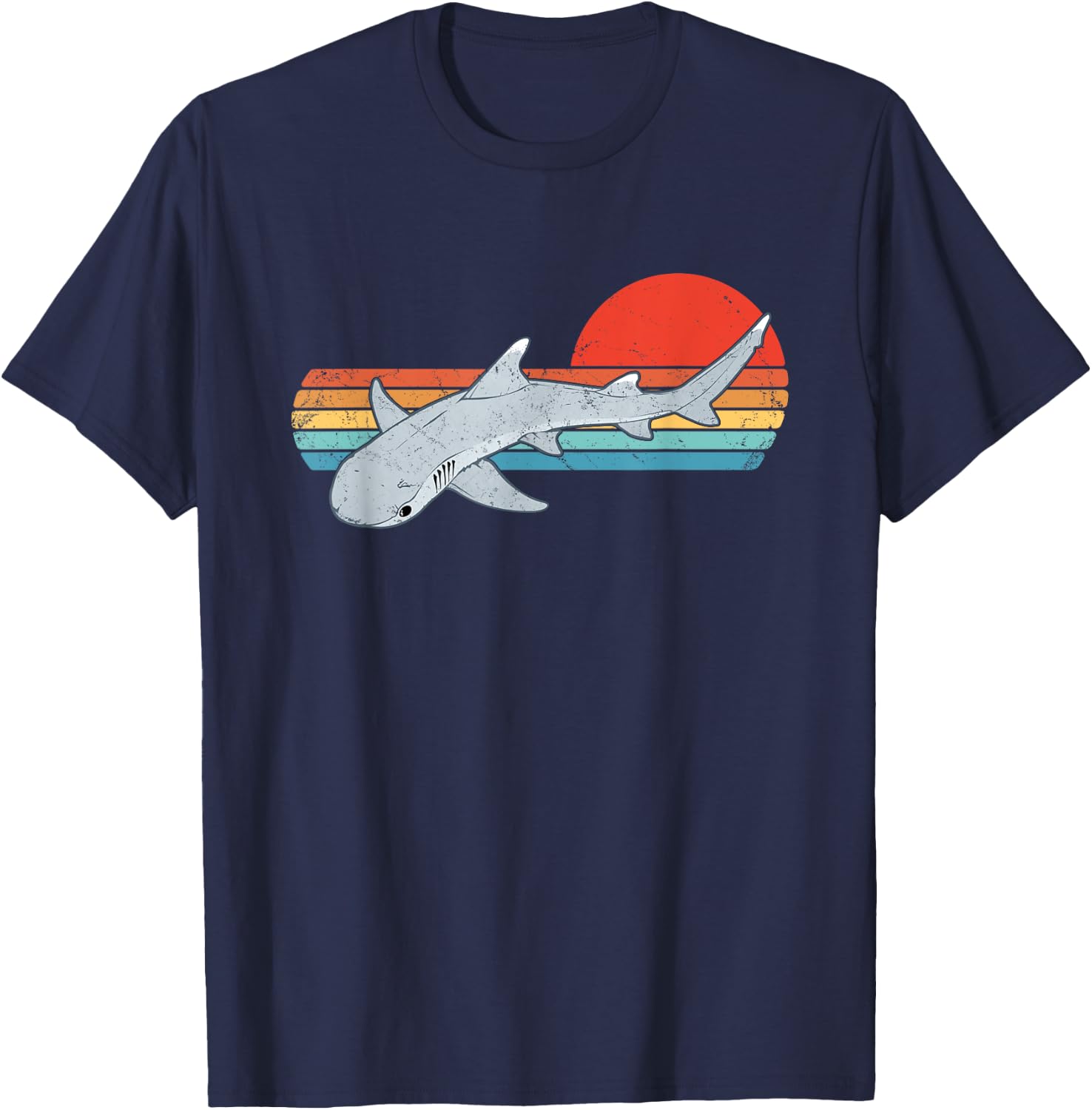 Whitetip reef shark T-Shirt - T-Shirt | Navy