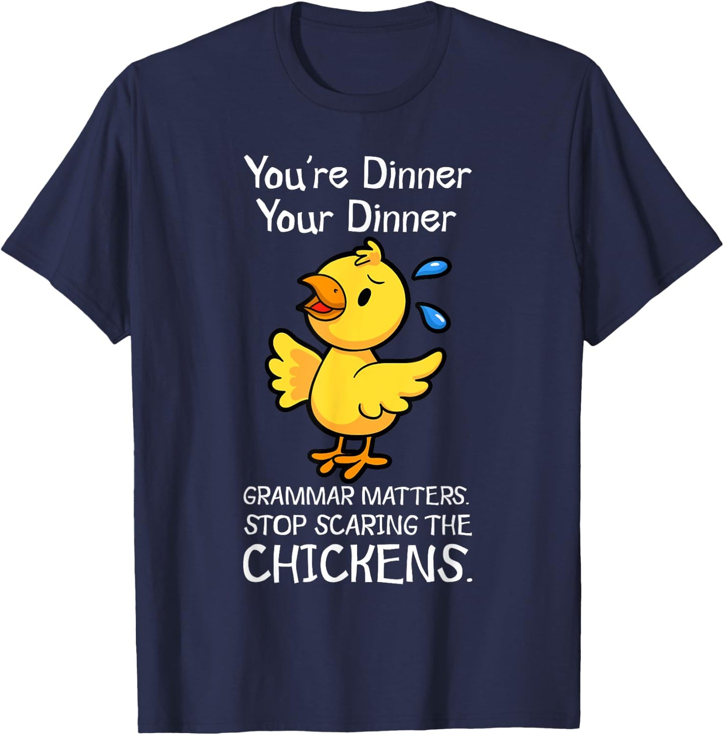 English Teacher Grammar Police Grammarians Instructors T-Shirt - T-Shirt | Navy